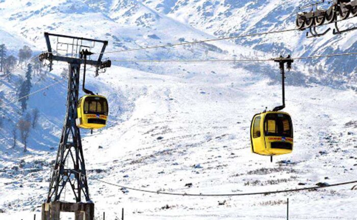 Famous Gondola Cable Car Ride in Gulmarg