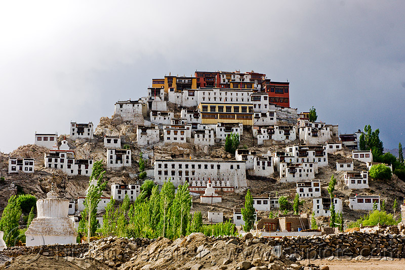 Morning prayer at Thiksey Monastery Ladakh