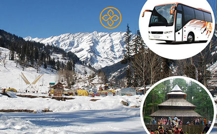Manali and Kullu valley drive by Volvo coach