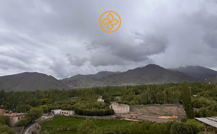 Lamayuru moonland landscape on an 8-day fixed departure Ladakh circuit