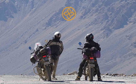 Tso Moriri lake and mountain roads on the Srinagar-Leh-Manali road trip