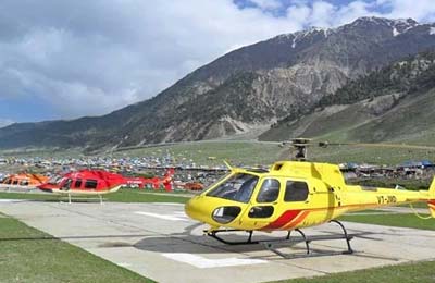 Helicopter service for the Amarnath Yatra pilgrimage in Kashmir